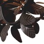 Casa Padrino Luxus Wohnzimmer Kronleuchter Bronze / Wei�  90 cm - Luxus Qualit�t