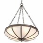 Casa Padrino Luxus Kronleuchter Bronze / Wei� 60 cm - Luxus M�bel - Luxus Interior