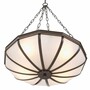 Casa Padrino Luxus Kronleuchter Bronze / Wei� 60 cm - Luxus M�bel - Luxus Interior