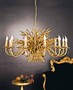 Casa Padrino Barock Kronleuchter Gold  110 x H. 65 cm 12-flammig - Handgefertigte Leuchte aus Italien - Barock Leuchten 