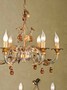 Casa Padrino Barock Kronleuchter Gold  70 x H. 55 cm 6-flammig - Handgefertigte Leuchte aus Italien - Barock Leuchten 