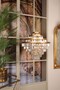 Casa Padrino Luxus Kronleuchter Gold  70 x H. 75 cm - Siebenstufiger Kristall L�ster