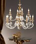 Casa Padrino Barock Kronleuchter Gold  95 x H. 90 cm 12-flammig - Handgefertigte Leuchte aus Italien - Barock Leuchten 