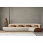 Casa Padrino Luxus Ecksofa Hellgrau / Braun 402 cm - Wohnzimmer & Hotel M�bel