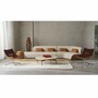 Casa Padrino Luxus Ecksofa Hellgrau / Braun 402 cm - Wohnzimmer & Hotel M�bel