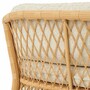 Casa Padrino Luxus Kunstrattan Garten Sofa Naturfarben 180 cm - Garten M�bel