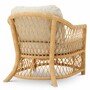 Casa Padrino Luxus Kunstrattan Garten Sessel Naturfarben - Hotel & Garten M�bel