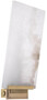 Casa Padrino Luxus Wandleuchte Alabaster / Antik Messingfarben 15 x 8 x H. 28,5 cm - Wandlampe mit Alabaster Lampenschirm - Luxus Qualit�t