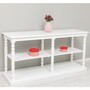Casa Padrino Landhausstil Massivholz Konsole Wei� 180 cm - Landhausstil M�bel