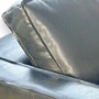 Casa Padrino Luxus Leder Sofa British Grn / Schwarz 215 cm - Leder Mbel