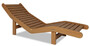 Casa Padrino Luxus Liege Braun 164 x 69 x H. 74 cm - Handgefertigte Gartenliege - Poolliege - Saunaliege - Garten M�bel - Pool M�bel - Sauna M�bel - Luxus Qualit�t - Made in Italy