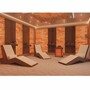 Casa Padrino Luxus Liege Braun / Beige 168 x 56 x H. 91 cm - Poolliege - Saunaliege - Pool M�bel - Sauna M�bel - Made in Italy
