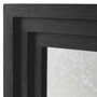 Casa Padrino Luxus Bar Theke mit antikem Spiegelglas Schwarz 120 cm - Bar M�bel
