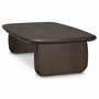 Casa Padrino Luxus Mahagoni Couchtisch Dunkelbraun 130 cm - Wohnzimmer M�bel