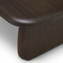 Casa Padrino Luxus Mahagoni Couchtisch Dunkelbraun 130 cm - Wohnzimmer M�bel