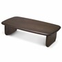 Casa Padrino Luxus Mahagoni Couchtisch Dunkelbraun 130 cm - Wohnzimmer M�bel