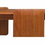 Casa Padrino Luxus Couchtisch Bernstein 155 cm - Massivholz Wohnzimmertisch - Wohnzimmer M�bel - Luxus M�bel