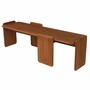 Casa Padrino Luxus Couchtisch Bernstein 155 cm - Massivholz Wohnzimmertisch - Wohnzimmer M�bel - Luxus M�bel