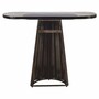 Casa Padrino Luxus Glas Konsole Antik Messing / Wei� / Schwarz 110 cm - Luxus M�bel