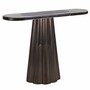 Casa Padrino Luxus Glas Konsole Antik Messing / Wei� / Schwarz 110 cm - Luxus M�bel