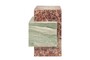 Casa Padrino Luxus Marmor Beistelltisch Gr�n / Rosa 35 x 35 x H. 51 cm - Blockf�rmiger Beistelltisch aus hochwertigem Indian Green Onyx und Rosalia Pink Marmor - Luxus M�bel