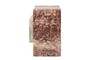 Casa Padrino Luxus Marmor Beistelltisch Gr�n / Rosa 35 x 35 x H. 51 cm - Blockf�rmiger Beistelltisch aus hochwertigem Indian Green Onyx und Rosalia Pink Marmor - Luxus M�bel