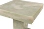 Casa Padrino Luxus Marmor Beistelltisch Gr�n 30,5 x 30,5 x H. 48,5 cm - Massiver Sockel Beistelltisch aus hochwertigem Indian Green Onyx - Luxus M�bel