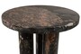 Casa Padrino Luxus Marmor Beistelltisch Schwarz 30,5 x 30,5 x H. 43 cm - Schlanker Beistelltisch aus hochwertigem Norvigo Marmor - Luxus M�bel