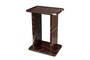 Casa Padrino Luxus Marmor Beistelltisch Weinrot 30,5 x 23 x H. 41,5 cm - Schlanker Beistelltisch aus hochwertigem Rosso Levanto Marmor - Luxus M�bel