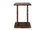 Casa Padrino Luxus Marmor Beistelltisch Weinrot 30,5 x 23 x H. 41,5 cm - Schlanker Beistelltisch aus hochwertigem Rosso Levanto Marmor - Luxus M�bel