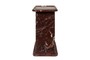 Casa Padrino Luxus Marmor Beistelltisch Weinrot 30,5 x 23 x H. 41,5 cm - Schlanker Beistelltisch aus hochwertigem Rosso Levanto Marmor - Luxus M�bel