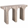 Casa Padrino Luxus Marmor Konsole Braun-Grau 140 cm - Luxus Marmor M�bel