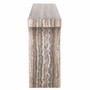 Casa Padrino Luxus Marmor Konsole Braun-Grau 140 cm - Luxus Marmor M�bel