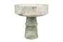 Casa Padrino Luxus Marmor Schale Gr�n 20 x 20 x H. 20 cm - Kelchf�rmige Schale auf rundem Fu� aus hochwertigem Indian Green Onyx - Luxus Deko Accessoires