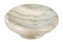 Casa Padrino Luxus Marmor Schale Gr�n 20 x 20 x H. 8 cm - Runde Schale mit sanft gerundeter Wandung aus hochwertigem Indian Green Onyx - Luxus Deko Accessoires