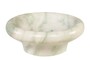 Casa Padrino Luxus Marmor Schale Gr�n 20 x 20 x H. 8 cm - Runde Schale mit sanft gerundeter Wandung aus hochwertigem Indian Green Onyx - Luxus Deko Accessoires