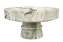 Casa Padrino Luxus Marmor Schale Gr�n 30 x 30 x H. 15 cm - Weit ge�ffnete Schale auf rundem Fu� aus hochwertigem Indian Green Onyx - Luxus Deko Accessoires