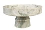 Casa Padrino Luxus Marmor Schale Gr�n 30 x 30 x H. 15 cm - Weit ge�ffnete Schale auf rundem Fu� aus hochwertigem Indian Green Onyx - Luxus Deko Accessoires