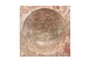 Casa Padrino Luxus Marmor Schale Rosa 18 x 18 x H. 11 cm - Hohe runde Deko Schale aus hochwertigem Rosalia Pink Marmor - Luxus Deko Accessoires