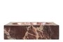 Casa Padrino Luxus Marmor Schale Rosa 28,5 x 28,5 x H. 7,5 cm - Runde Deko Schale aus hochwertigem Rosalia Pink Marmor - Luxus Deko Accessoires