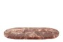 Casa Padrino Luxus Marmor Schalen Set Rosa 23 x 12 x H. 6,5 cm - 2 Sch�lchen mit Tablett aus hochwertigem Rosalia Pink Marmor - Luxus Deko Accessoires