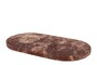 Casa Padrino Luxus Marmor Schalen Set Rosa 23 x 12 x H. 6,5 cm - 2 Sch�lchen mit Tablett aus hochwertigem Rosalia Pink Marmor - Luxus Deko Accessoires
