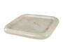 Casa Padrino Luxus Marmor Tablett Gr�n 30 x 30 x H. 3 cm - Quadratisches Tablett mit flach erh�htem Rand aus hochwertigem Indian Green Onyx - Luxus Deko Accessoires