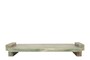 Casa Padrino Luxus Marmor Tablett Gr�n 40 x 25 x H. 6 cm - Rechteckiges Tablett mit Rand aus hochwertigem Indian Green Onyx - Luxus Deko Accessoires