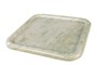Casa Padrino Luxus Marmor Tablett Gr�n 40 x 40 x H. 3,5 cm - Quadratisches Tablett mit flach erh�htem Rand aus hochwertigem Indian Green Onyx - Luxus Deko Accessoires
