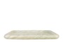 Casa Padrino Luxus Marmor Tablett Gr�n 40 x 40 x H. 3,5 cm - Quadratisches Tablett mit flach erh�htem Rand aus hochwertigem Indian Green Onyx - Luxus Deko Accessoires