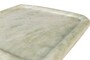 Casa Padrino Luxus Marmor Tablett Gr�n 40 x 40 x H. 3,5 cm - Quadratisches Tablett mit flach erh�htem Rand aus hochwertigem Indian Green Onyx - Luxus Deko Accessoires