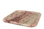 Casa Padrino Luxus Marmor Tablett Rosa 40 x 40 x H. 3,5 cm - Quadratisches Tablett mit flach erh�htem Rand aus hochwertigem Rosalia Pink Marmor - Luxus Deko Accessoires