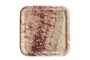 Casa Padrino Luxus Marmor Tablett Rosa 40 x 40 x H. 3,5 cm - Quadratisches Tablett mit flach erh�htem Rand aus hochwertigem Rosalia Pink Marmor - Luxus Deko Accessoires