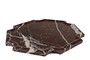Casa Padrino Luxus Marmor Tablett Weinrot 30,5 x 30,5 x H. 2 cm - Flaches quadratisches Tablett aus hochwertigem Rosso Levanto Marmor - Luxus Deko Accessoires